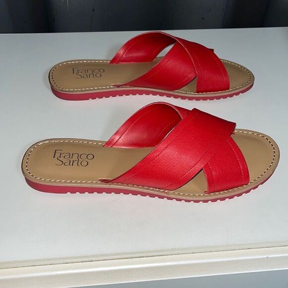 Franco Sarto -Quentin Red Sandal size 8.5 - Picture 5 of 7